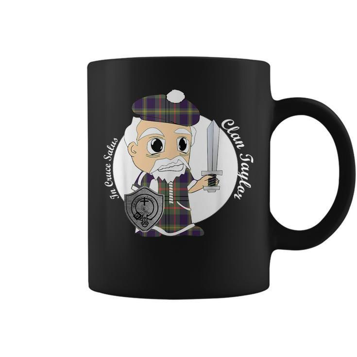 Taylor Surname Last Name Scottish Clan Tartan Badge Crest Funny Last Name Designs Funny Gifts Coffee Mug