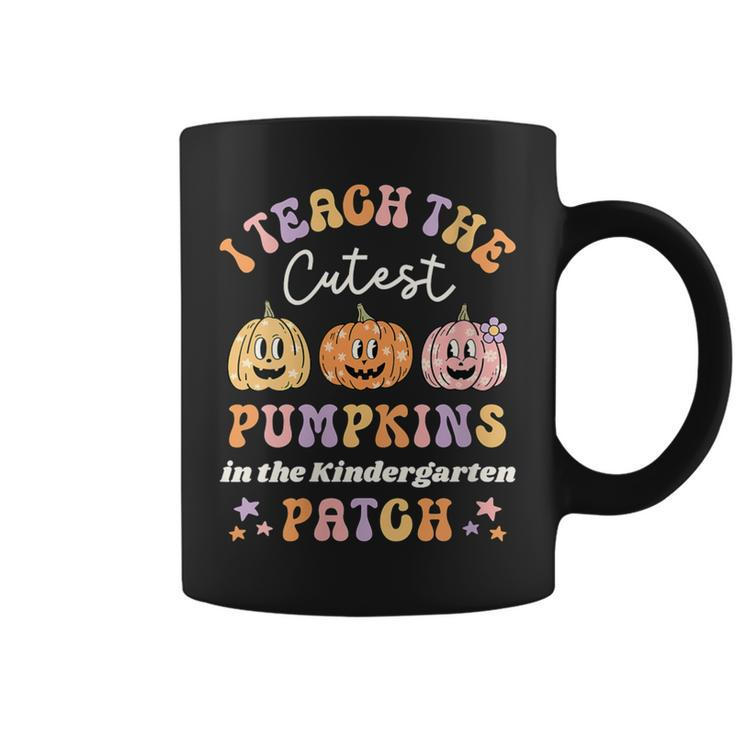 Teach The Cutest Pumpkins In The Kindergarten Patch Teacher Coffee Mug