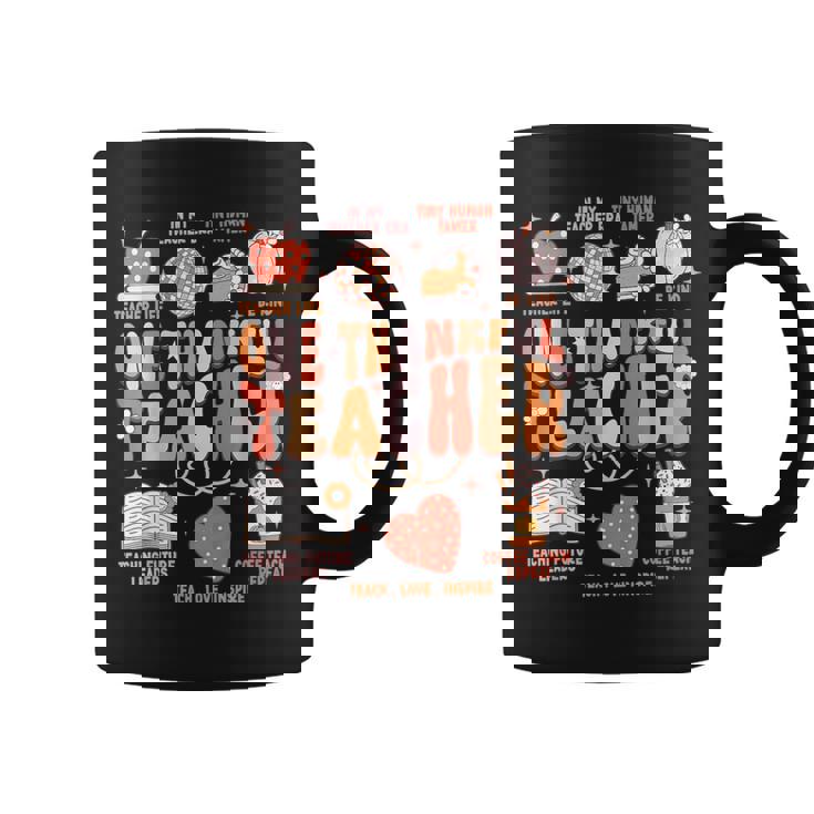 Teacher Thanksgiving One Thankful Teacher Fall Coffee Mug