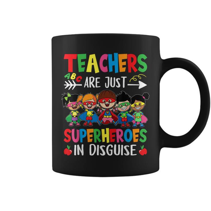 Teachers Are Superheroes Back To School Boys Girls  Coffee Mug