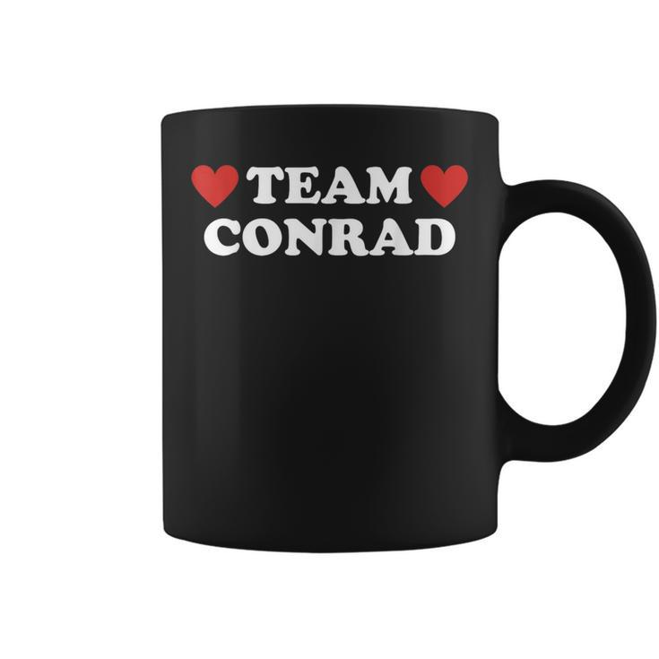 Team Conrad I Love Conrad I Heart Conrad Coffee Mug