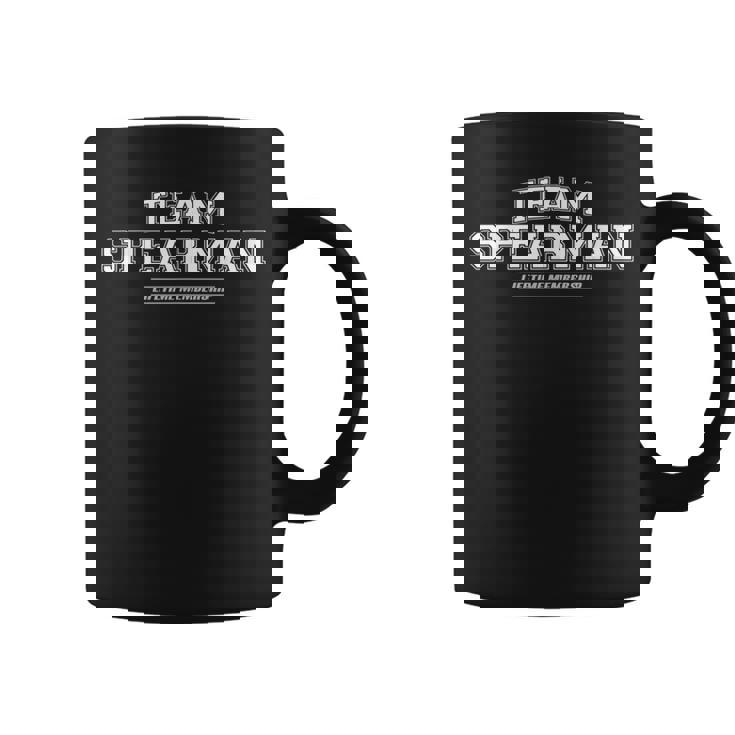 Team Spearman Proud Family Surname Last Name Coffee Mug