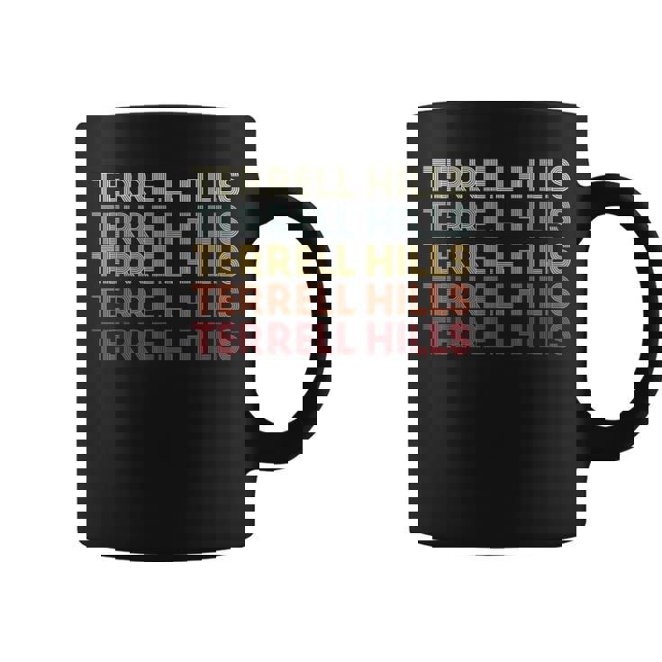 Terrell-Hills Texas Terrell-Hills Tx Retro Vintage Text Coffee Mug