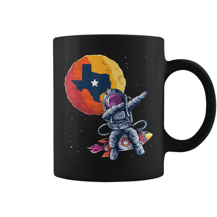 Texas 1965 Houston City Space Dabbing Astronaut Coffee Mug