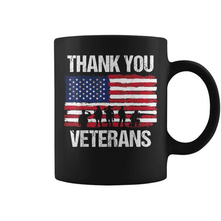 Thank You Veterans Day & Memorial Day Partiotic Military Coffee Mug