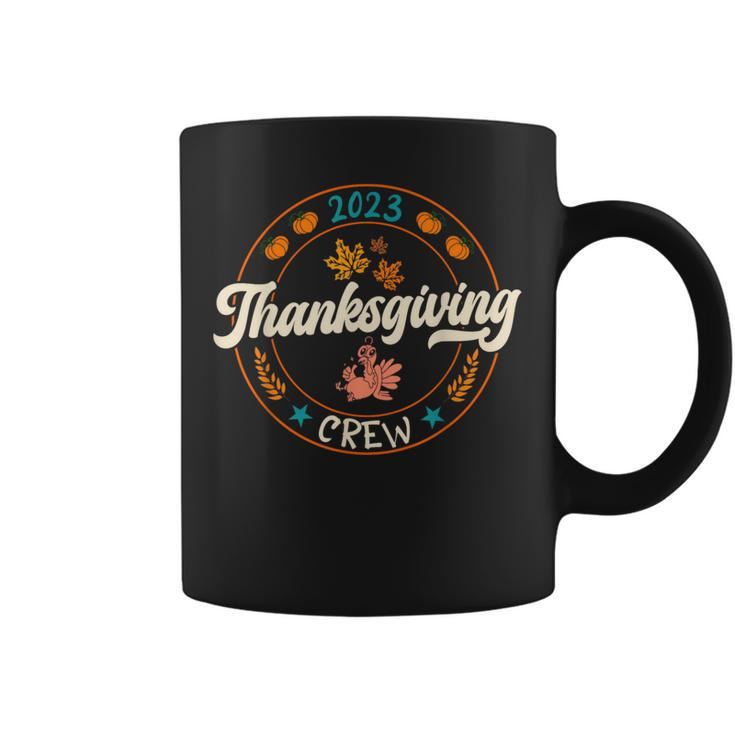 Thanksgiving Crew 2023 Team Turkey Matching Family Squad Coffee Mug