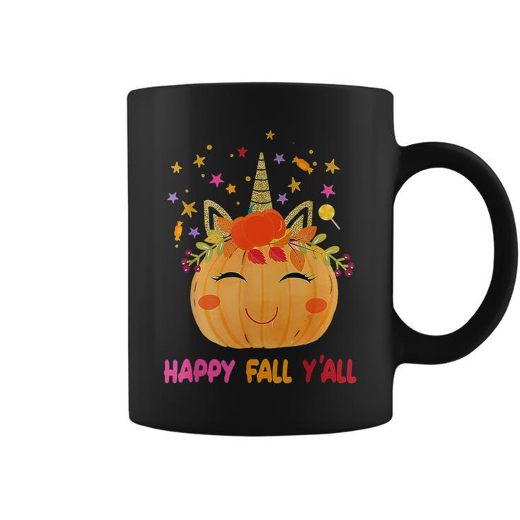 Thanksgiving Cute Pumpkin Unicorn Halloween S Girls Coffee Mug