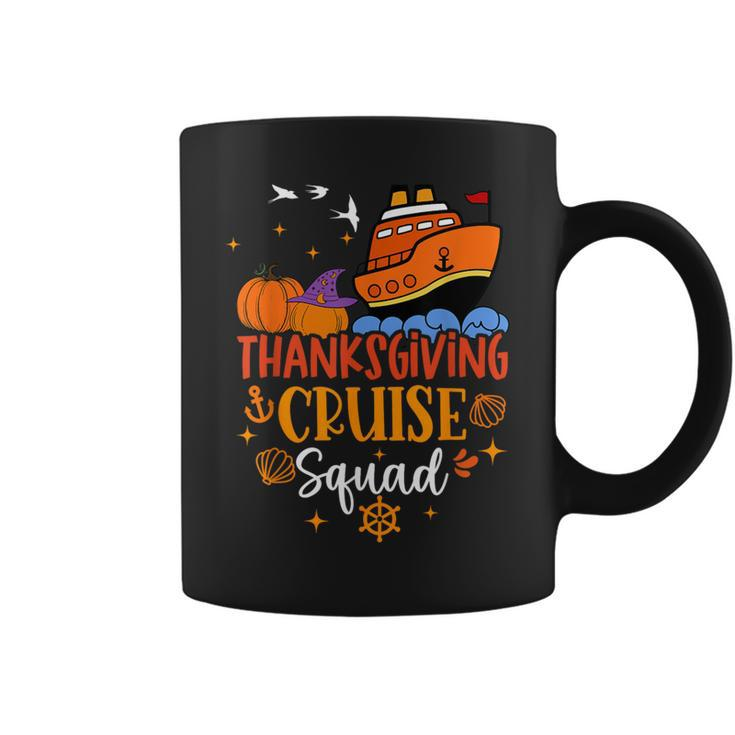 Thanksgiving Family Cruise Squad 2023 Pumpkin Vacation Trip Coffee Mug