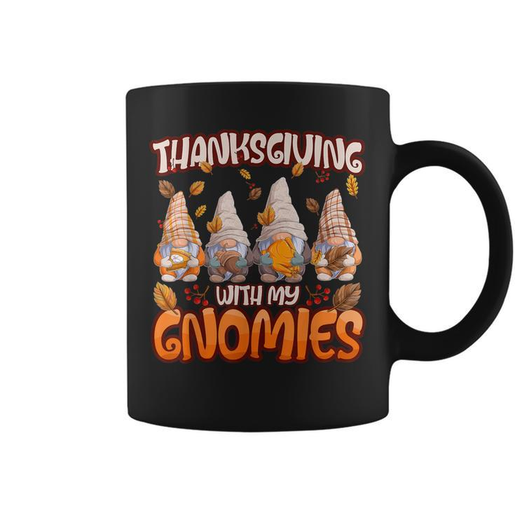 Thanksgiving With My Gnomies Fall Autumn Vibes Coffee Mug