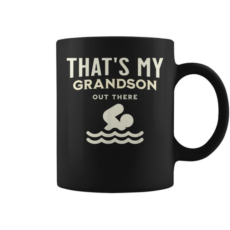 That's My Grandson Out There Swimming Coffee Mug