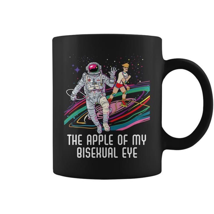 The Apple Of My Bisexual Eye Rainbow Pride Bisexuality Lgbtq   Coffee Mug