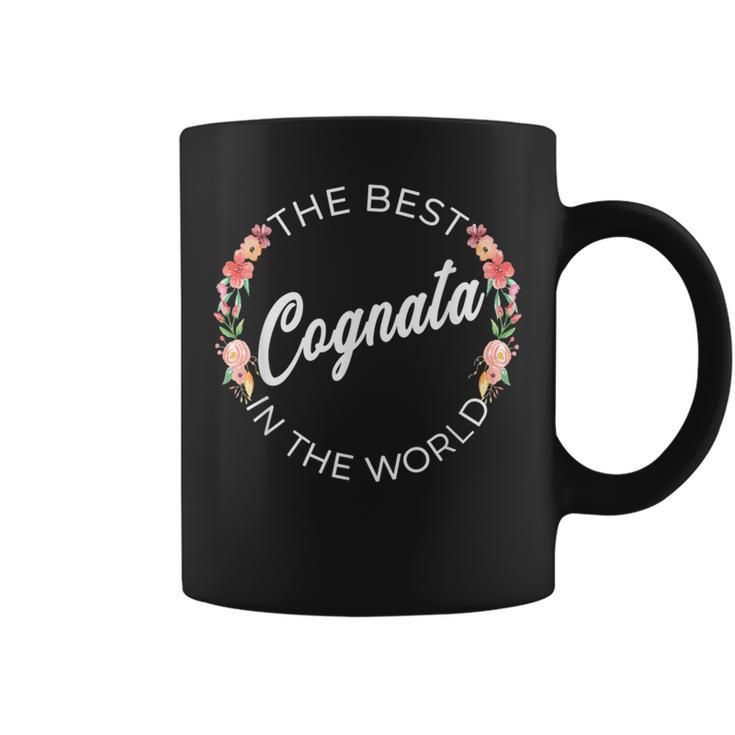 The Best Cognata In The World Italian Sister In Law  Coffee Mug