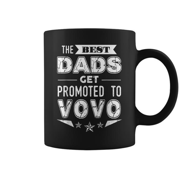 The Best Dads Get Promoted To Vovo Portuguese Grandpa  Gift For Mens Coffee Mug