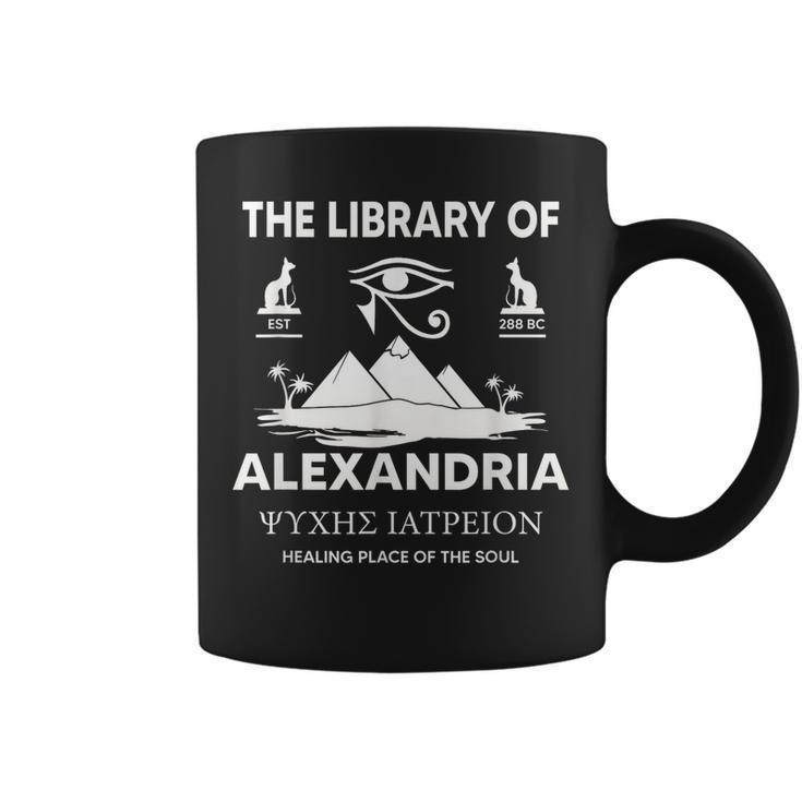 The Library Of Alexandria  - Ancient Egyptian Library  Coffee Mug