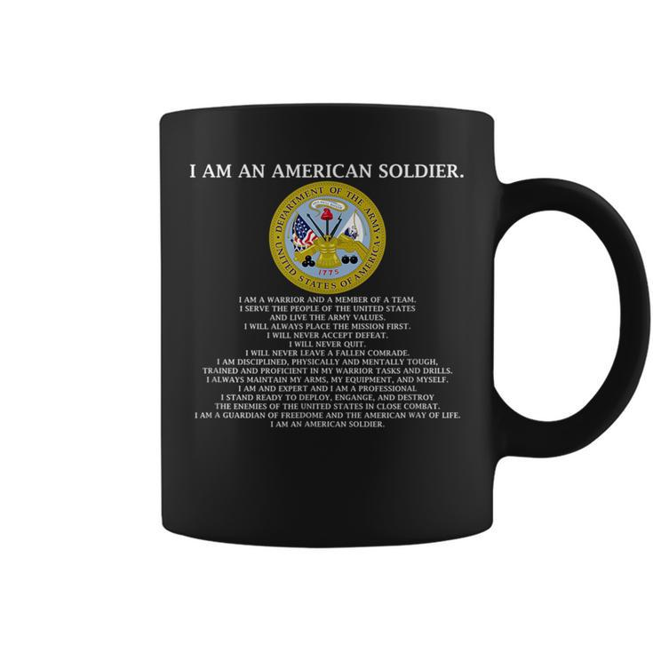 The Soldiers Creed - Us Army  Coffee Mug