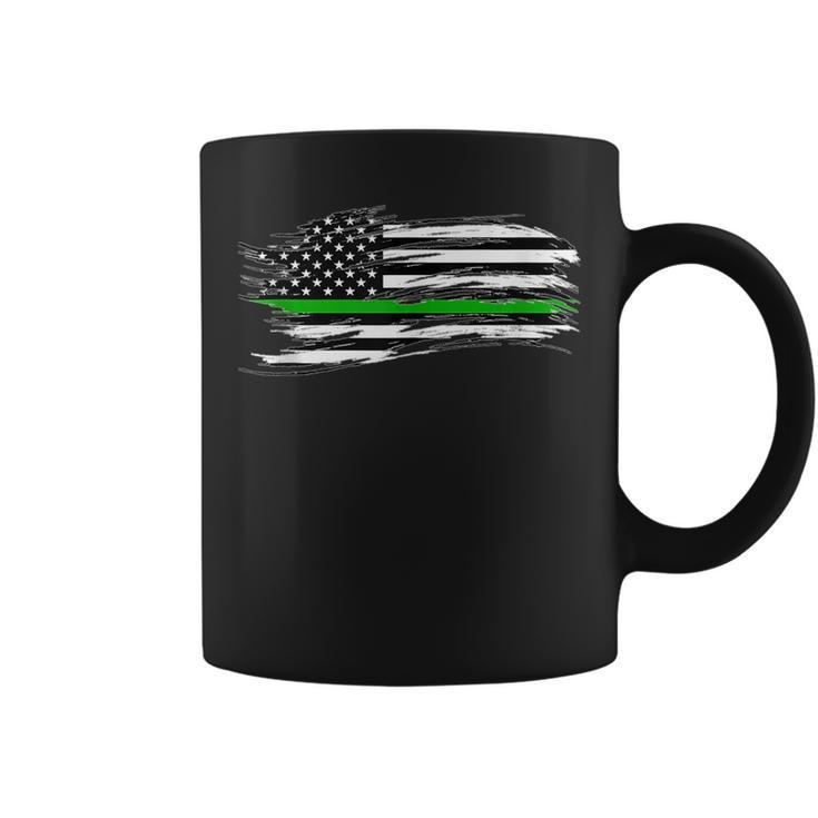 The Thin Green Line Federal Agents Park Rangers Pride Honor  Coffee Mug