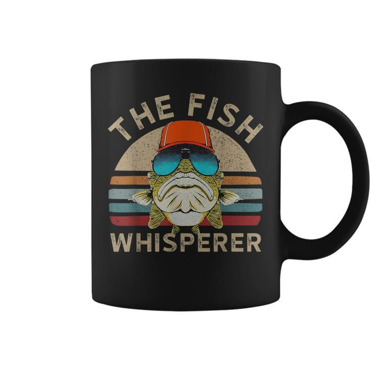 The Whisperer Of Fish Retro Vintage Fishing Angler Fisherman  Coffee Mug