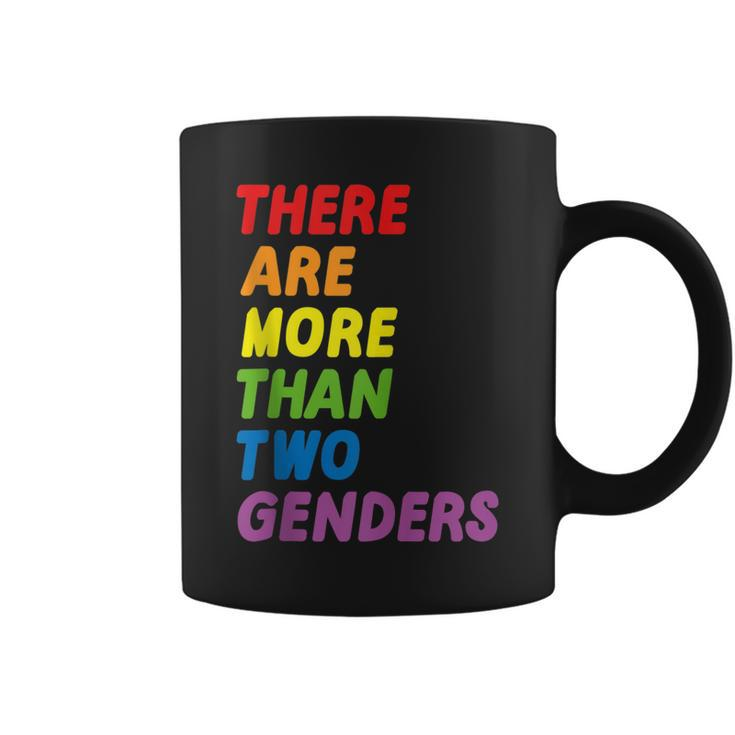 There Are More Than Two Genders Bi Gender Lgbtq Pride Month  Gift For Women Coffee Mug
