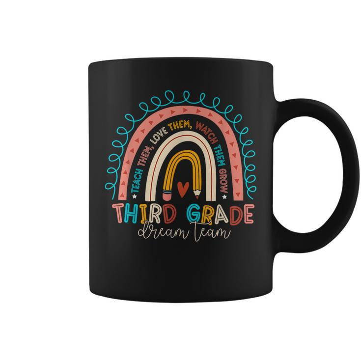 Third Grade Dream Team Retro Groovy First Day Of School Coffee Mug