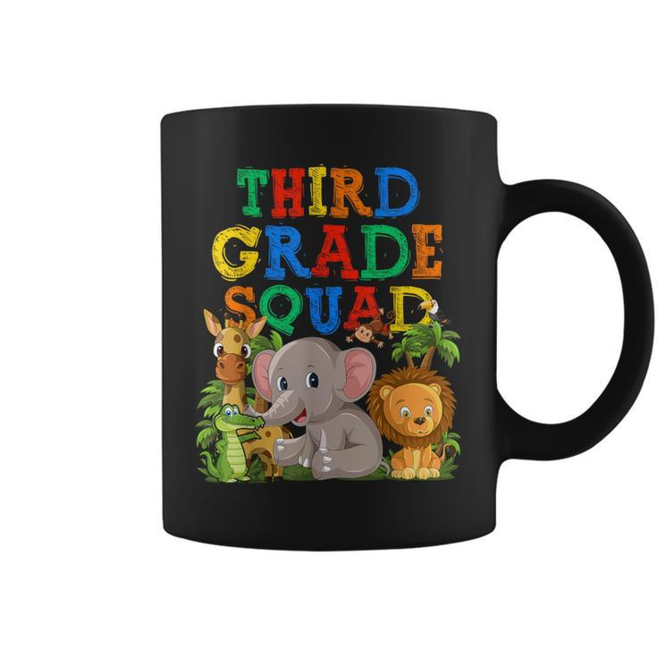 Third Grade Squad Animals Jungle Zoo Safari Coffee Mug