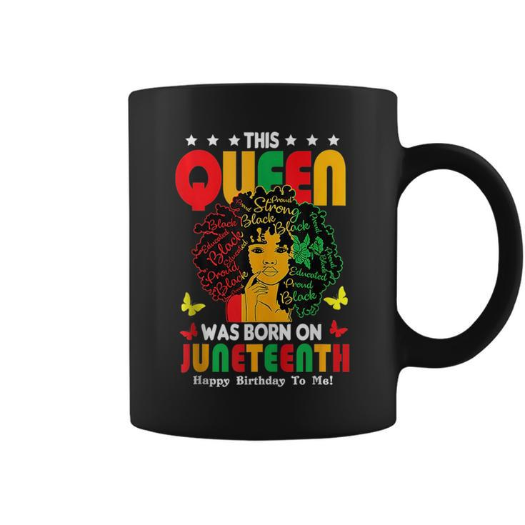 This Black Queen Was Born On Junenth June Birthday Gifts  Coffee Mug