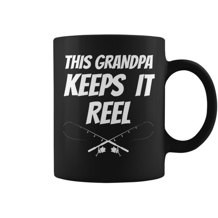 This Grandpa Keeps It Reel Funny  Coffee Mug