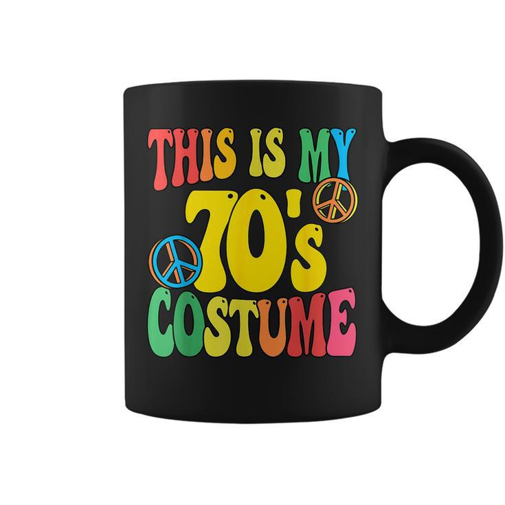 This Is My 70S Costume Peace 70S Party Outfit Groovy  Coffee Mug