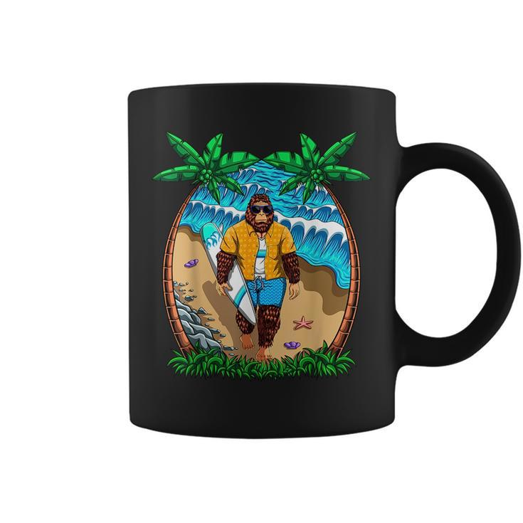 This Is My Hawaiian  Bigfoot Sasquatch Surf Vacation Sasquatch Funny Gifts Coffee Mug