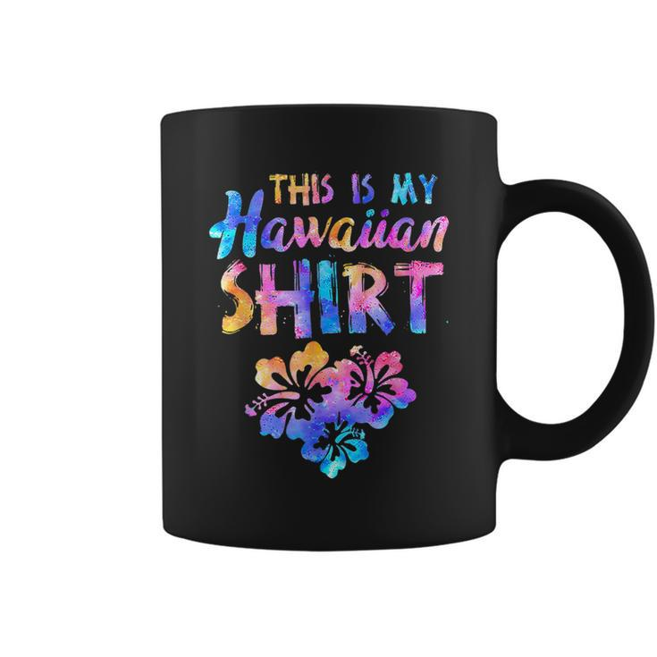 This Is My Hawaiian  Tropical Luau Costume Party Hawaii  Coffee Mug