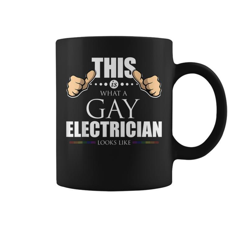 This Is What A Gay Electrician Looks Like Lgbt Pride  Coffee Mug