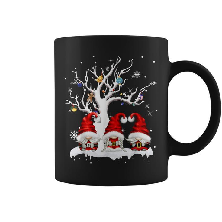 Three Nordic Gnomes Winter Christmas Swedish Elves Xmas 2023 Coffee Mug