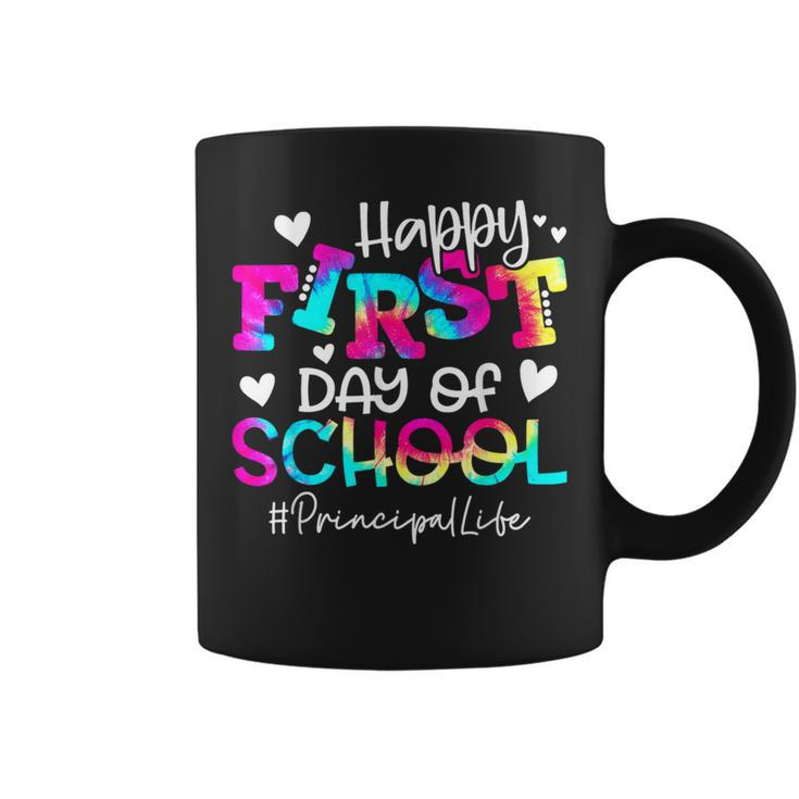 Tie Dye Principal Happy First Day Of School Teacher Coffee Mug