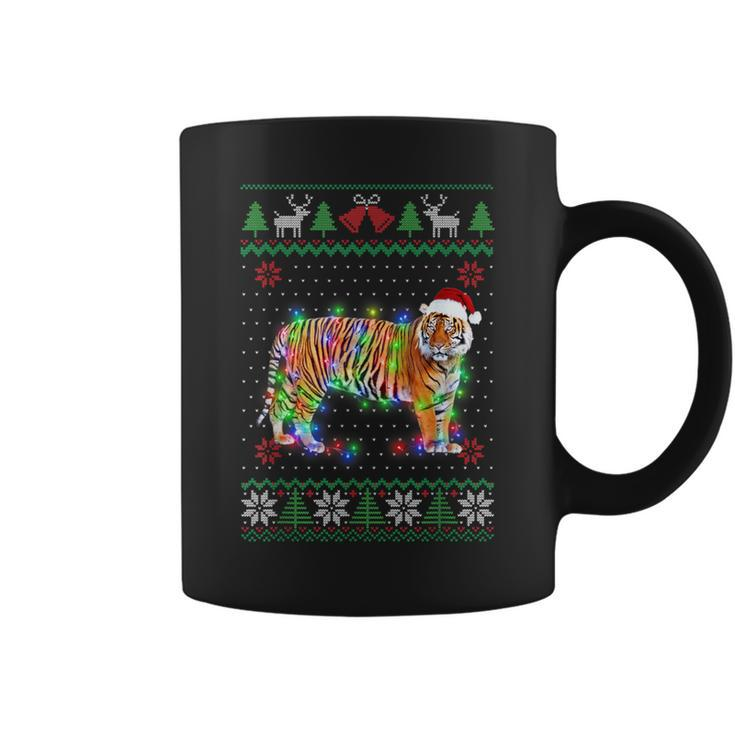 Tiger Animal Ugly Sweater Christmas Puppy Animal Lover Coffee Mug