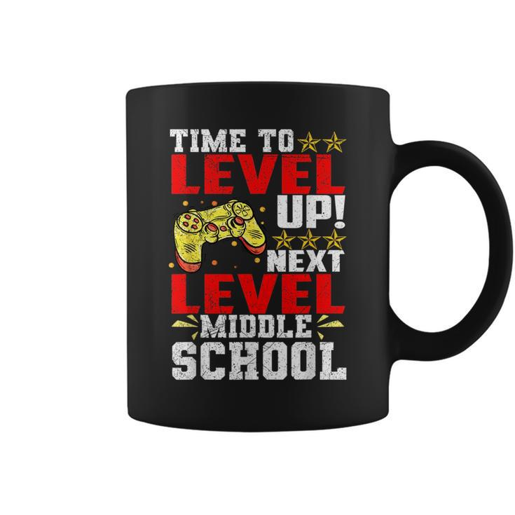 Time To Level Up Next Middle School Graduation Video Game  Coffee Mug