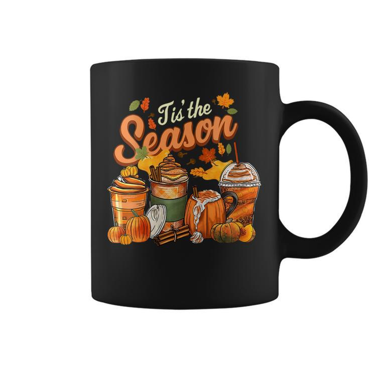 Tis The Season Pumpkin Spice Latte Halloween Fall Coffee Coffee Mug