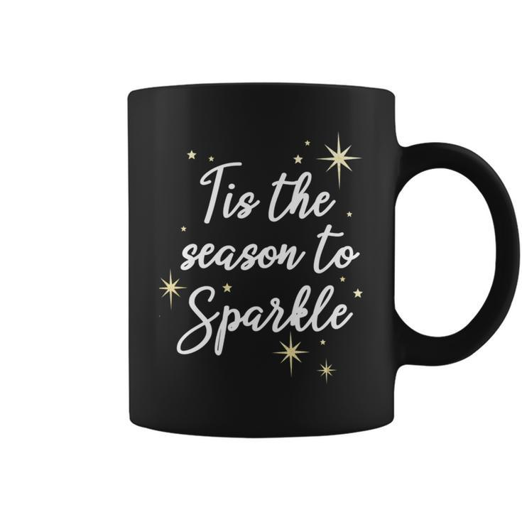Tis The Season To Sparkle Christmas Coffee Mug