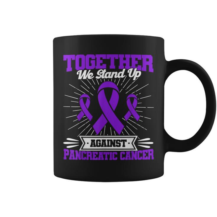 Together We Stand Up Against Pancreatic Cancer Awareness Coffee Mug