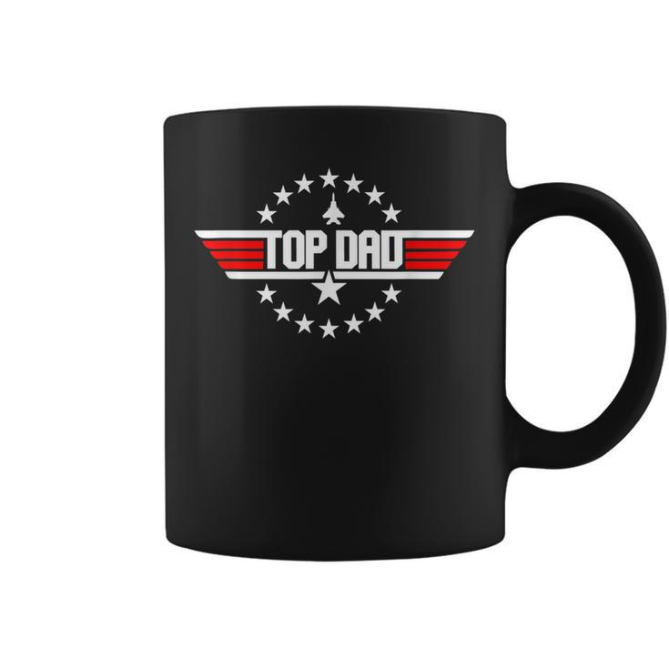 Top Dad Funny Father 80S Fathers Day Gift  Coffee Mug