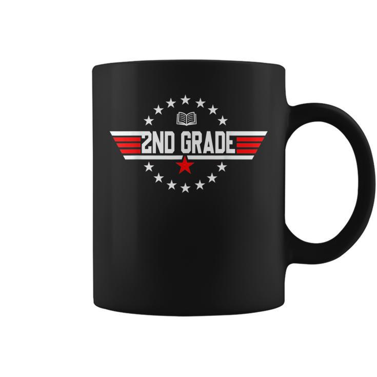 Top Grade 2Nd Second Grade Back To School First Day Boy Girl  Coffee Mug