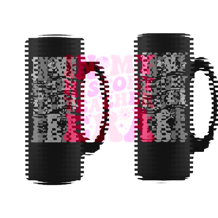In My History Teacher Era History Teacher Groovy Coffee Mug