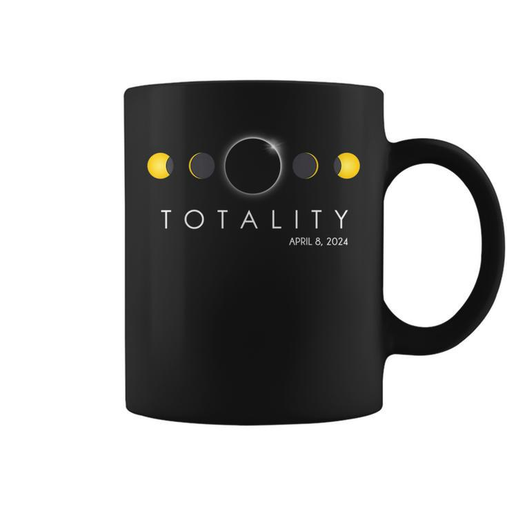 Total Solar Eclipse April 8 2024 Phases Totality  Coffee Mug