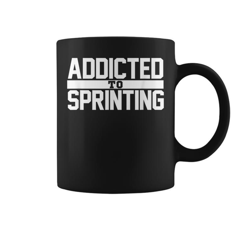 Track And Field Sprinting Sprinters Coffee Mug