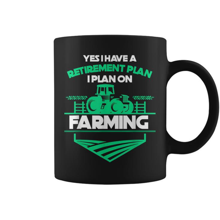 Tractor Farmer Retirement Retired Farmer Coffee Mug