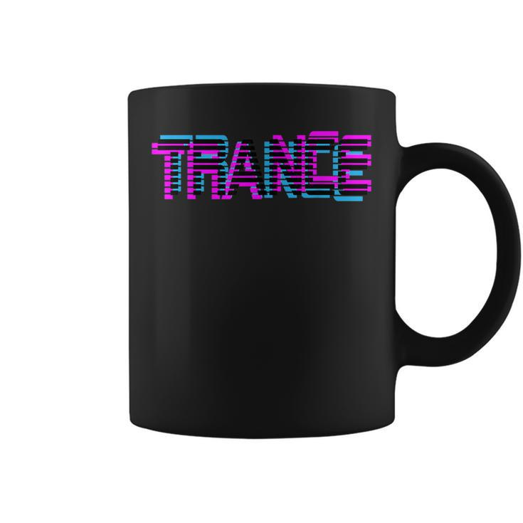 Trance With Uplifting Trance Vaporwave Glitch Remix Ed Coffee Mug