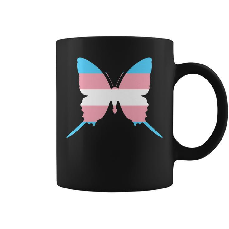 Transgender Flag Trans Pride Butterfly Lover Ftm Mtf   Coffee Mug