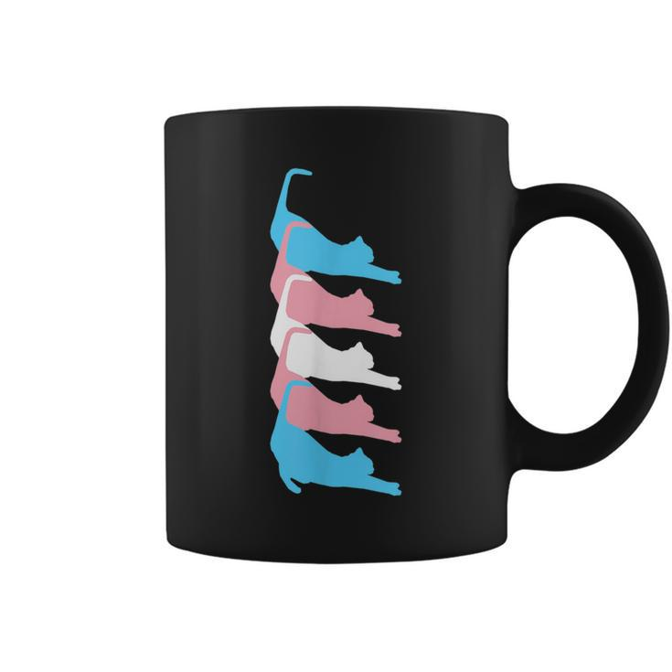 Transgender Flag Trans Pride Cat Lover Ftm Mtf  Coffee Mug