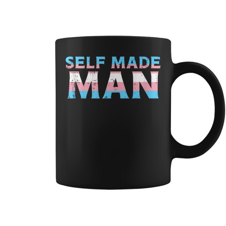 Transgender Self Made Man Trans Pride Transsexual Ftm Lgbt  Coffee Mug