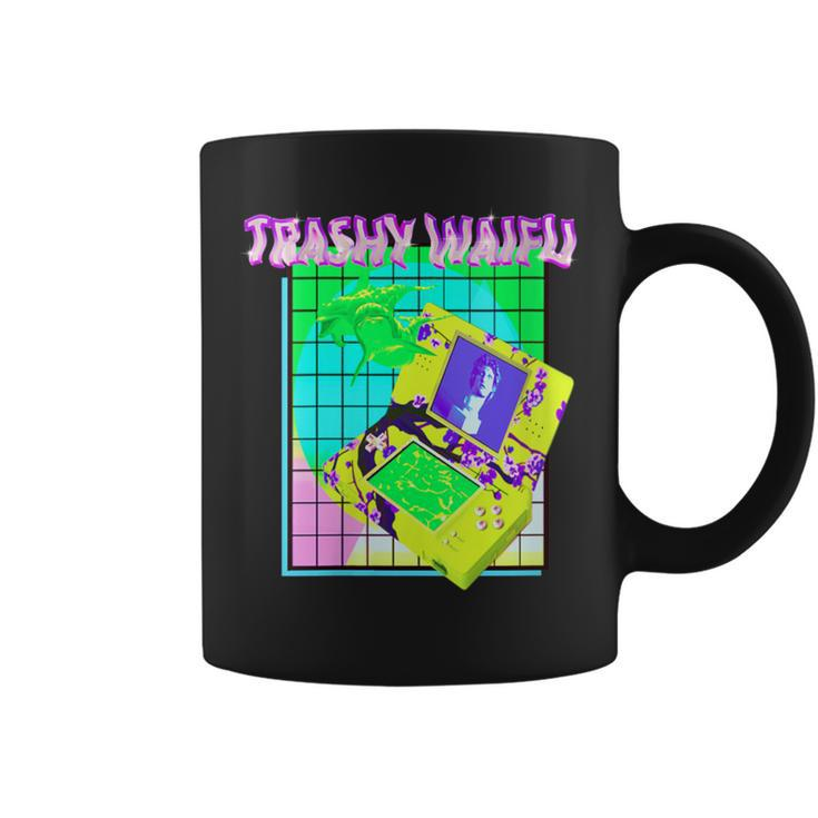 Trashy Waifu Bootleg Rap Vibes 90S Aesthetic Cloud Rap Coffee Mug