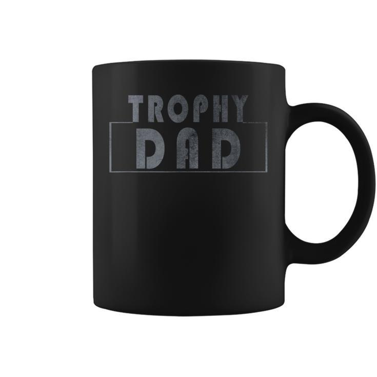 Trophy Dad Best Father Husband Father Day Vintage Funny  Coffee Mug