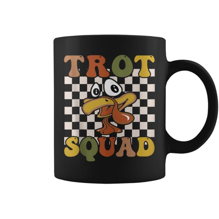 Trot Squad Turkey Trot Matching Thanksgiving 2023 Coffee Mug